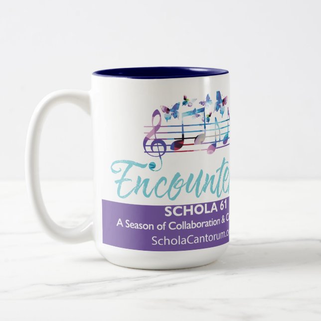 Schola Cantorum Rencontre Saison 61 Mug 12 oz (Gauche)