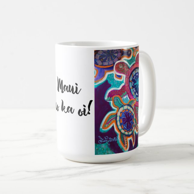 Schola no ka oi! Tasse Maori Schildkröte (VorderseiteRechts)