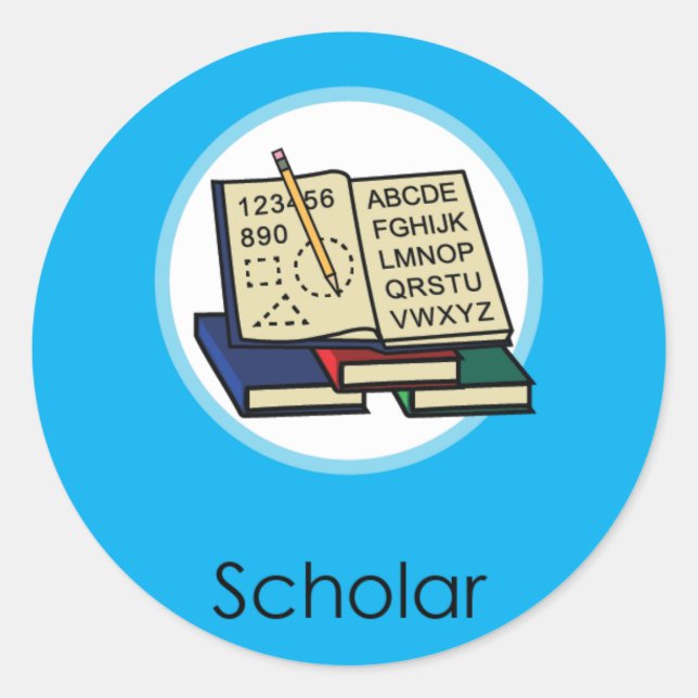Scholar Doljabi Doljanchi Dol Koreanischer Geburts Runder Aufkleber (Vorderseite)