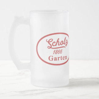 Scholz Garten Mattglas Bierglas