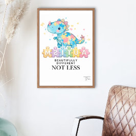 Schön anders nicht weniger | Autism Poster