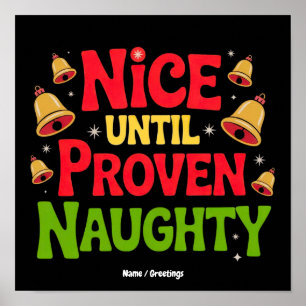 Schön, bis humorvoll bewiesen Weihnachtsdesign Fre Poster