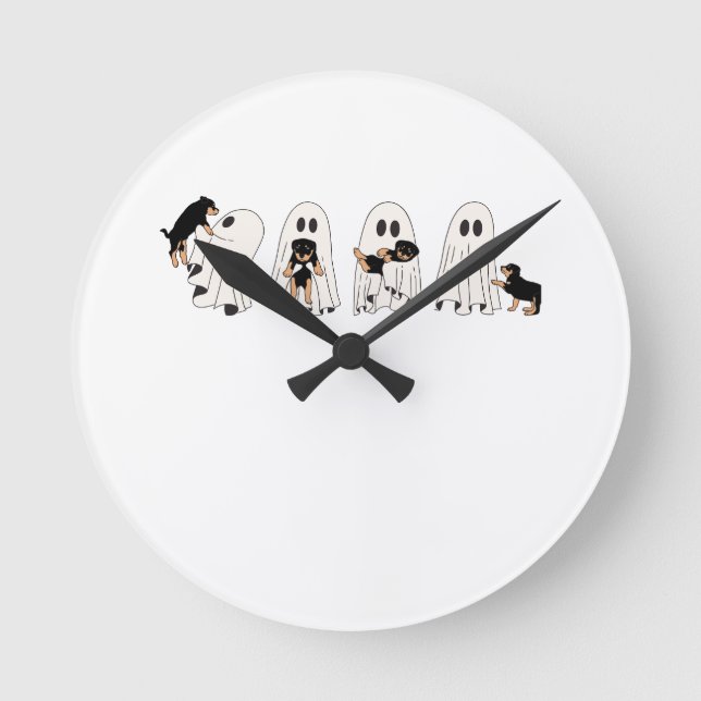 Schön charmant: Die Spooky Vibes einbinden! Runde Wanduhr (Vorderseite)