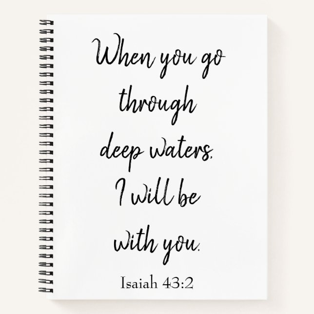 Schön, dass ich bei dir sein werde notizbuch (Vorderseite)