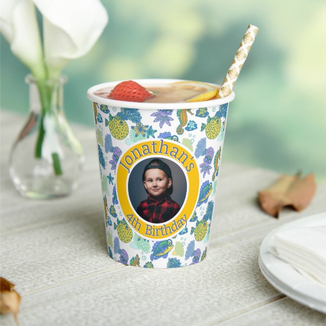 Schön, dich Fischabenteuer zu sehen Pappbecher (In Situ)