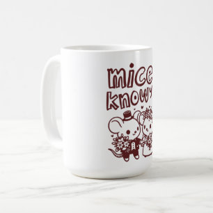 "Schön dich kennenzulernen" Doodle Kaffeetasse - N