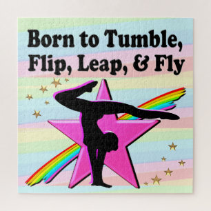 SCHÖN GEBOREN ZU TUMBLE GYMNAST DESIGN