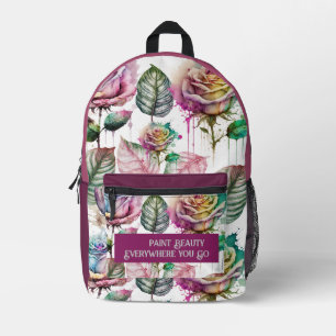 schön gemalt bedruckter rucksack