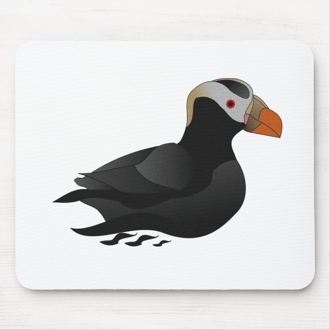 Schön gezauberter Puffsack Cartoon Schwimmen Mousepad (Vorne)