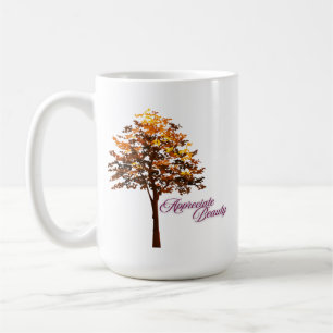 Schön-Herbstbaum schätzen Kaffeetasse