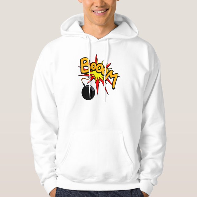 Schön! Hoodie, lustige Darstellung Hoodie (Vorderseite)