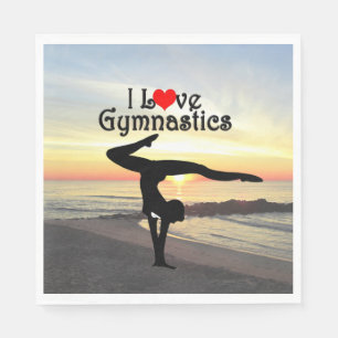 SCHÖN I LIEBE GYMNASTICS PAPIER NAPKINS SERVIETTE