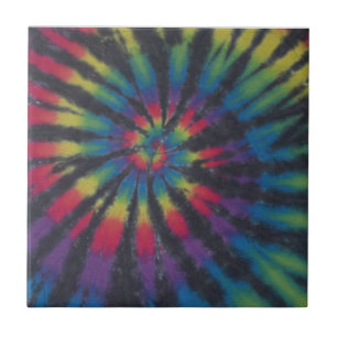 Schön Rainbow Swirl Spiral Gefärbte Krawatte PhatD Fliese