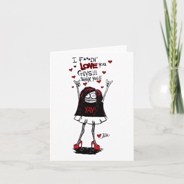 SCHÖN SEIN. DANKESKARTE (Vorderseite)