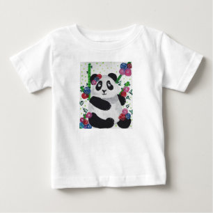 Schön süßer Panda-Bär Baby T-shirt