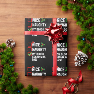 Schön Unartig Mein Blutzucker War Niedrig Diabetes Geschenkpapier