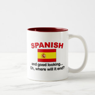 Schön und spanisch zweifarbige tasse