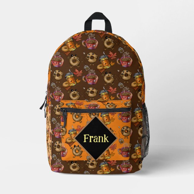 Schön und Tee Bedruckter Rucksack (Vorderseite)