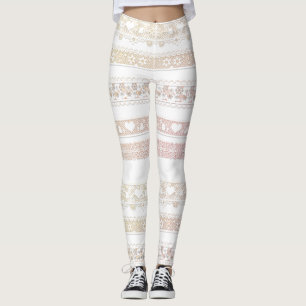 Schön, weiß, Spitzen-Leggings, Spitze, braide Legg Leggings