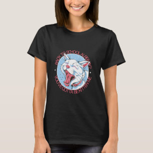 Schon wieder zurück zur Schule Lustiges Katzendesi T-Shirt