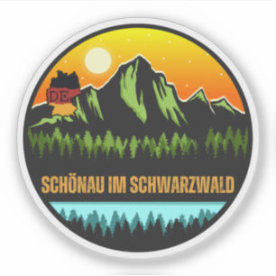 Schönau im Schwarzwald, Baden-Württemberg Deutschl Aufkleber