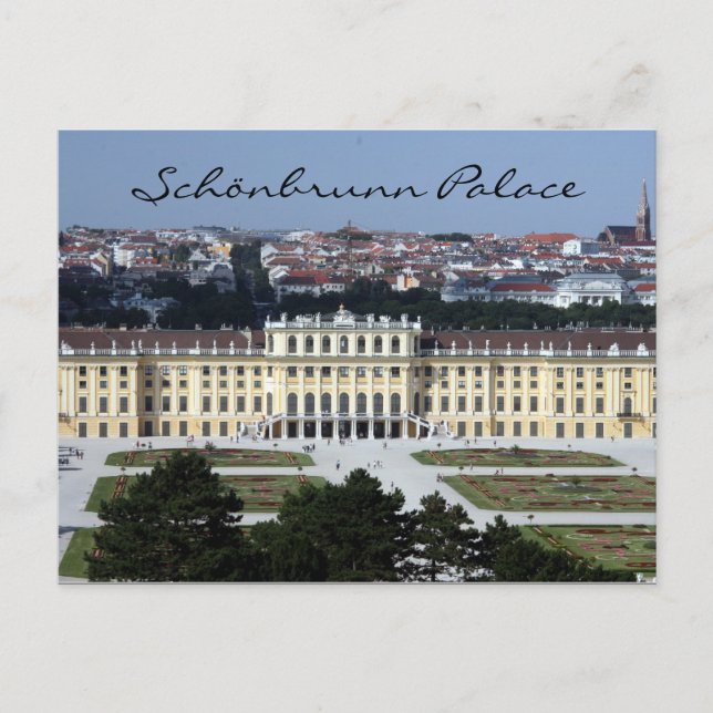 schönbrunn palace vienna postkarte (Vorderseite)
