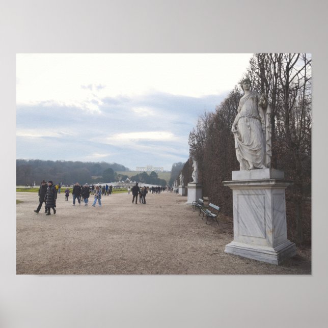 Schonbrunn Place Gardens, Wien, Österreich. Poster (Vorne)