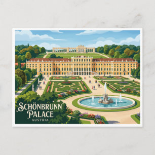 Schönbrunn Schloss Wien Österreich Postkarte
