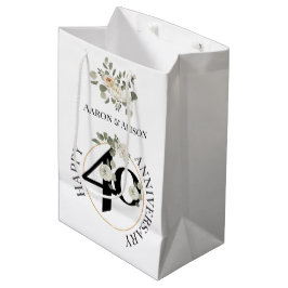 Schöne 40-jährige Jubiläumsnadel Mittlere Geschenk Geschenktüte