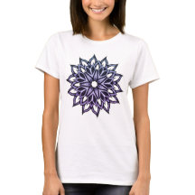 Schöne Abstrakte Blume Violet