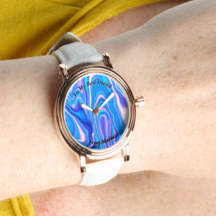 Schöne Abstrakte Elegante Rose Armbanduhr