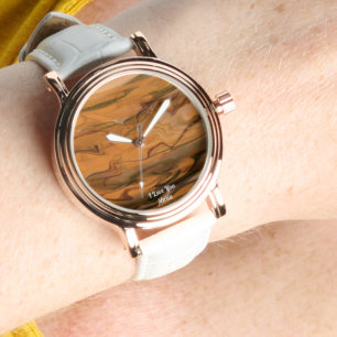 Schöne Abstrakte Elegante Rose Armbanduhr