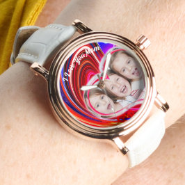 Schöne Abstrakte Elegante Rose Armbanduhr