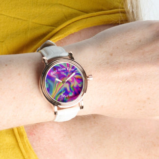 Schöne Abstrakte Elegante Rose Armbanduhr