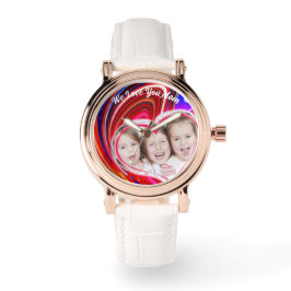 Schöne Abstrakte Elegante Rose Armbanduhr