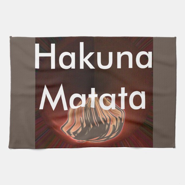 Schöne Abstrakte Flammenkunst Print Handtuch (Horizontal)