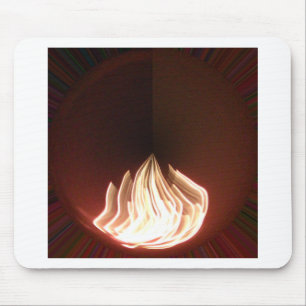 Schöne Abstrakte Flammenkunst Print Mousepad
