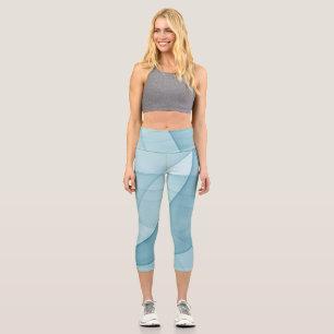 Schöne Abstrakte geometrische Stilkunst Capri Leggings