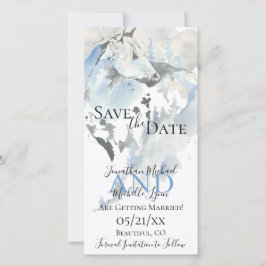 Schöne Abstrakte Hochzeit Save The Date