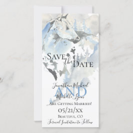 Schöne Abstrakte Hochzeit Save The Date