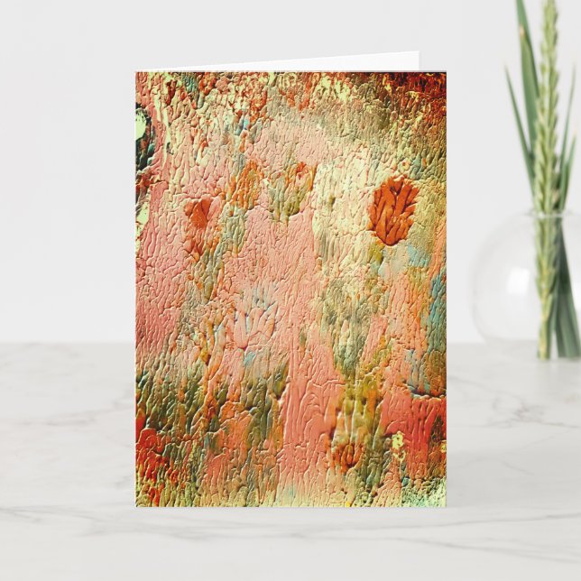 Schöne abstrakte Karte für Freundschaft (Vorderseite)