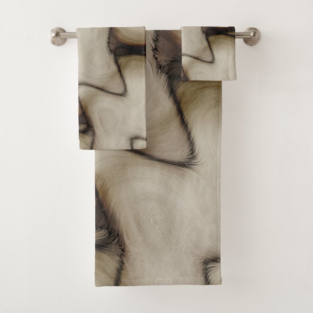 Schöne abstrakte Kunst hinterlässt einen bleibende Badhandtuch Set (Insitu)