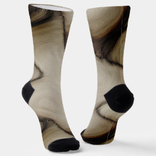 Schöne abstrakte Kunst hinterlässt einen bleibende Socken