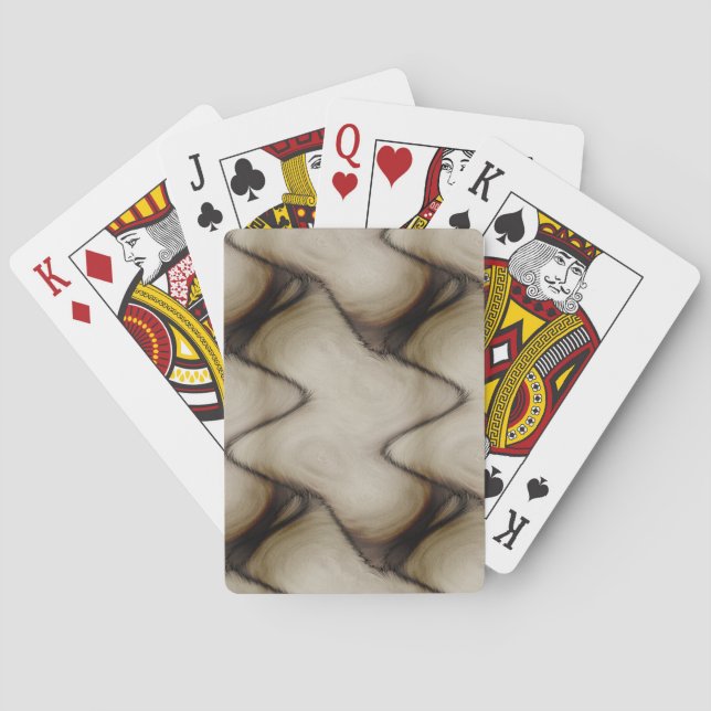 Schöne abstrakte Kunst hinterlässt einen bleibende Spielkarten (Rückseite)