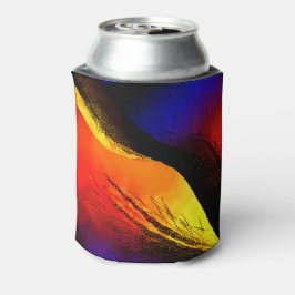 Schöne Abstrakte Kunst im Dunklen Hintergrund Dosenkühler