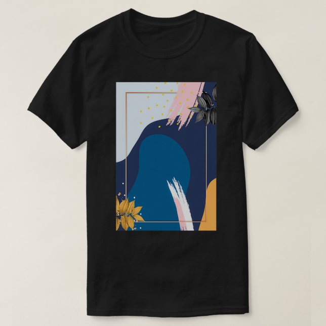 Schöne Abstrakte Kunst T-Shirt (Design vorne)