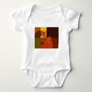 Schöne Abstrakte Kunstdrucke der Erde Baby Strampler