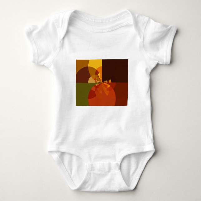 Schöne Abstrakte Kunstdrucke der Erde Baby Strampler (Vorderseite)