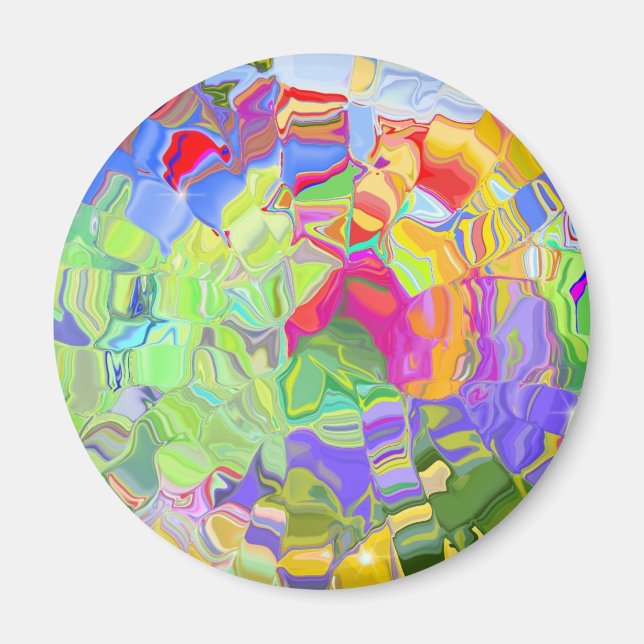 Schöne Abstrakte Kunstgalerie Al Porto Magnet (Vorne)