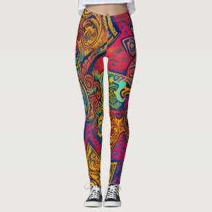 Schöne abstrakte Leggings